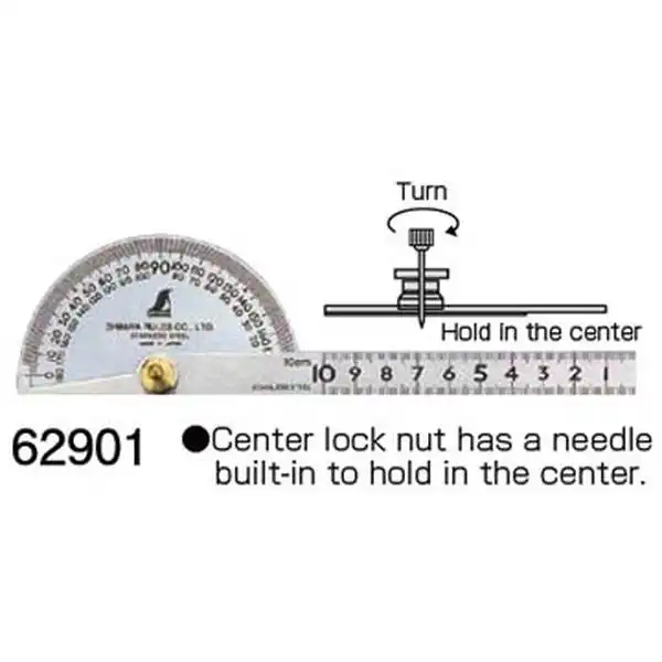 100mm Thước đo góc Shinwa 62901