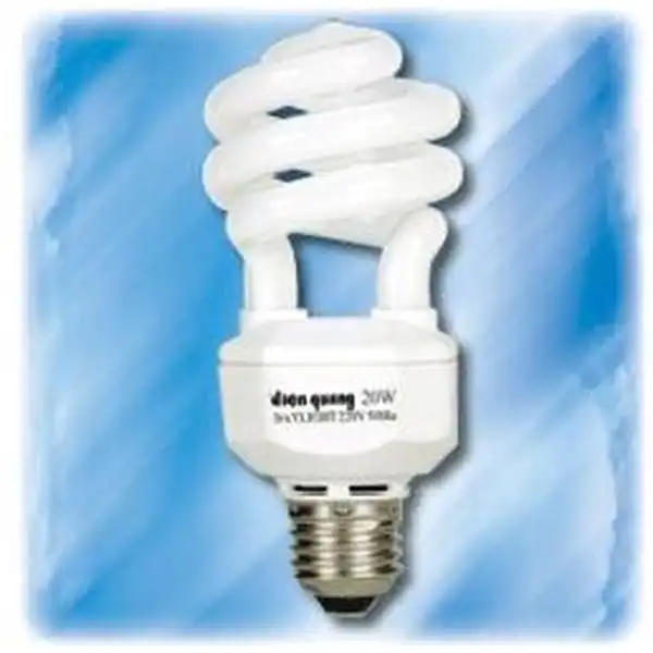 15W Bóng compact xoắn Daylight