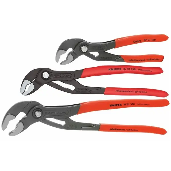 Bộ 3 kìm nước Corba Knipex 87 01
