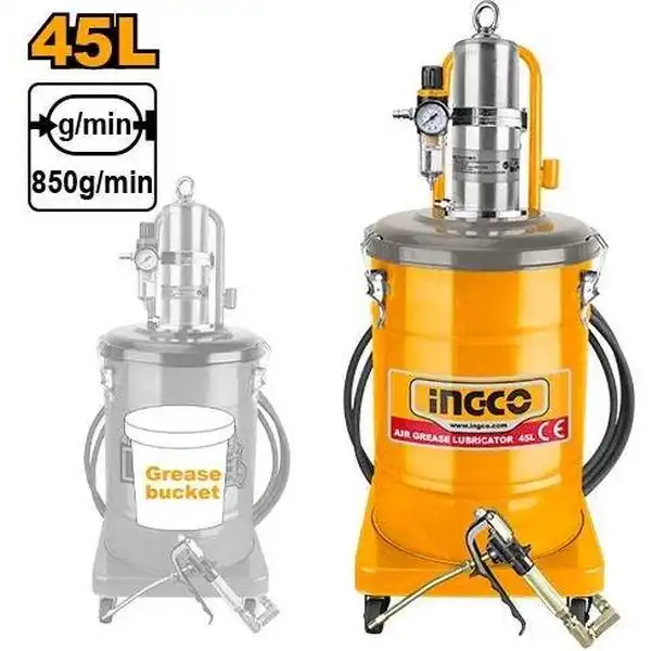 Dụng Cụ Bơm Mỡ 45L AGL02451 INGCO