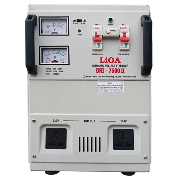 Máy Ổn Áp 1 Pha LIOA DRI-7500II