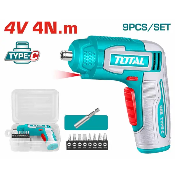 Máy vặn vít mini dùng pin 4V Total TSDLI0458