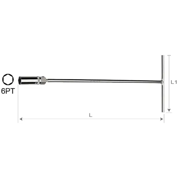 Tuýp T mở bugi 16x450mm